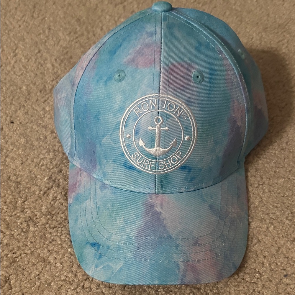 Ron Jon Blue and Purple Tie-Dye Cap